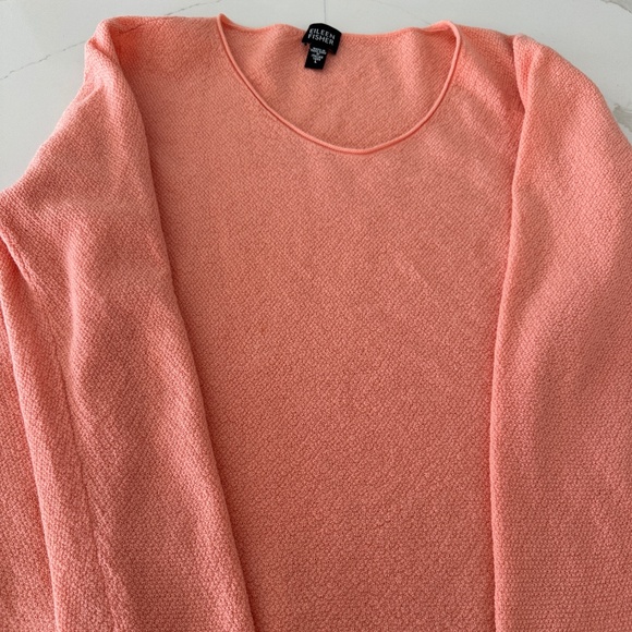 ladies sweater top  Large peach color - Picture 1 of 5